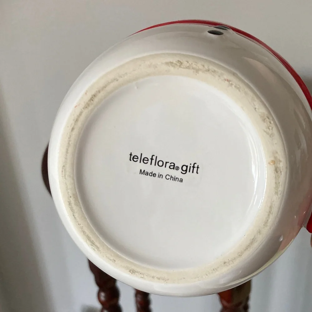 Vintage Teleflora gift snowman mug - Picture 4 of 4
